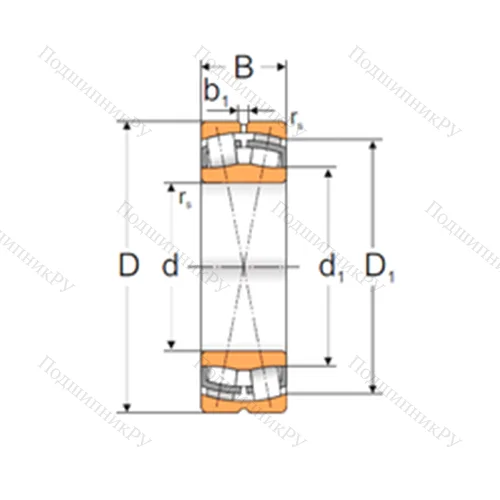 Подшипник роликовый радиальный самоцентрирующийся 23134 MBW 33