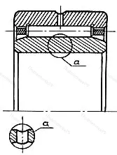 Модификация подшипника 4244106 размер 30x55x25 от производителя  ГПЗ-11