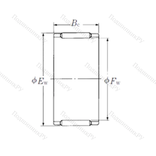 Подшипник игольчатый радиальный FBN-101313 от производителя  NSK