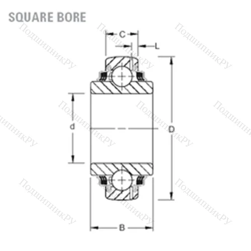 Подшипник шариковый радиальный GW 226PPB 2