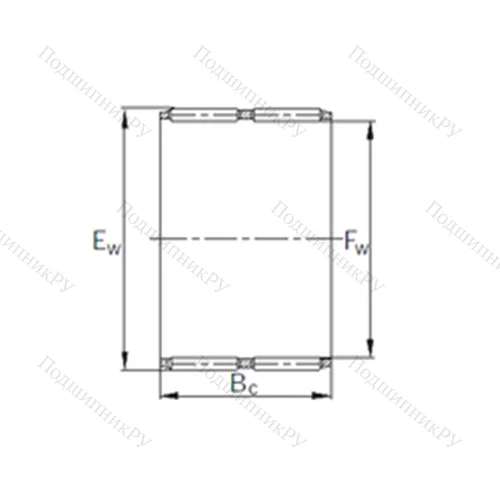 Подшипник игольчатый радиальный K 434831ZWPC от производителя  KBC
