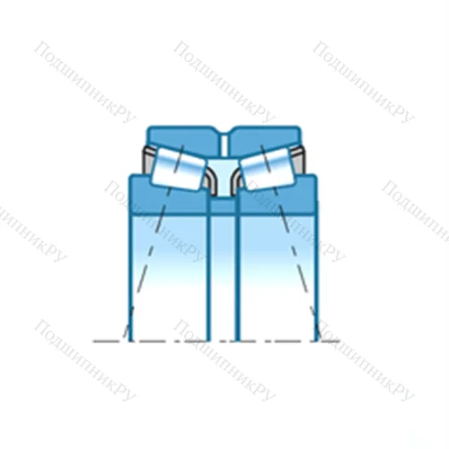 Подшипник роликовый радиально-упорный 29875/29820D+A