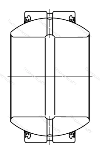 Шарнирный подшипник GE 20 ES 2RS в Екатеринбурге