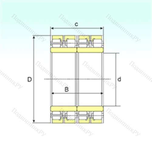 Подшипник роликовый радиальный FCDP 190260850