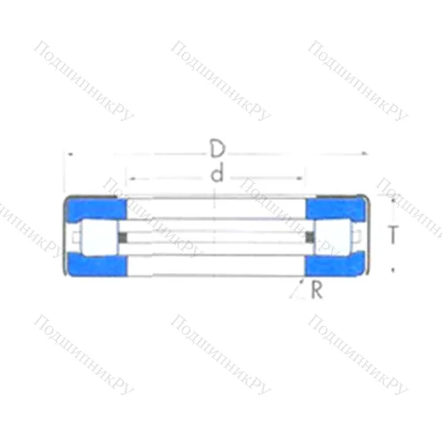 Подшипник роликовый упорный T 82
