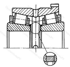 Модификация подшипника 697814Л размер 70x120x71,24 от производителя  ЕПК