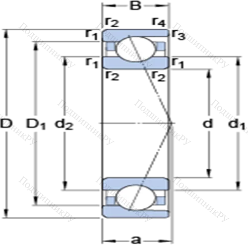 Прецизионные радиально-упорные шарикоподшипники 7224 CD/HCP 4A от производителя  SKF Прецизионные радиально-упорные шарикоподшипники 7224 CD/HCP 4A от производителя  SKF