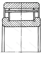 Подшипник  954712 размер 60x120x58/60 от производителя  ГПЗ-10