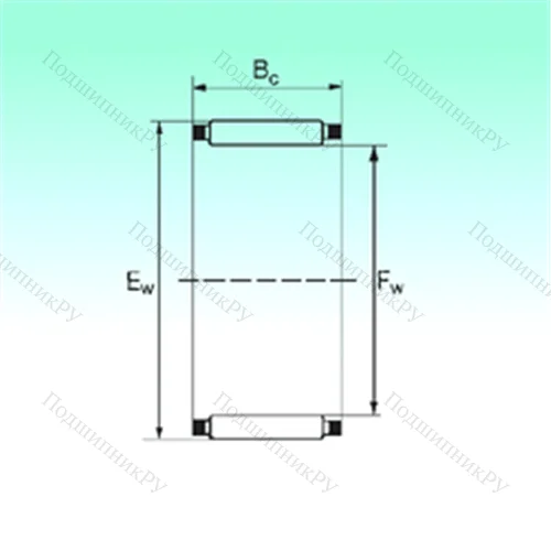 Подшипник игольчатый радиальный K 16x24x20 от производителя  NBS