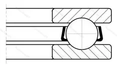 Подшипник 51124M/P 5 размер 120x155x25 от производителя  SKF