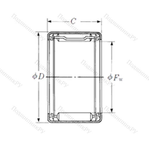 Подшипник игольчатый радиальный FJLTT-5031 от производителя  NSK