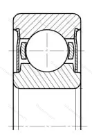 Подшипник 603 ZZ размер 3x9x5 от производителя  SKF Подшипник 603 ZZ размер 3x9x5 от производителя  SKF