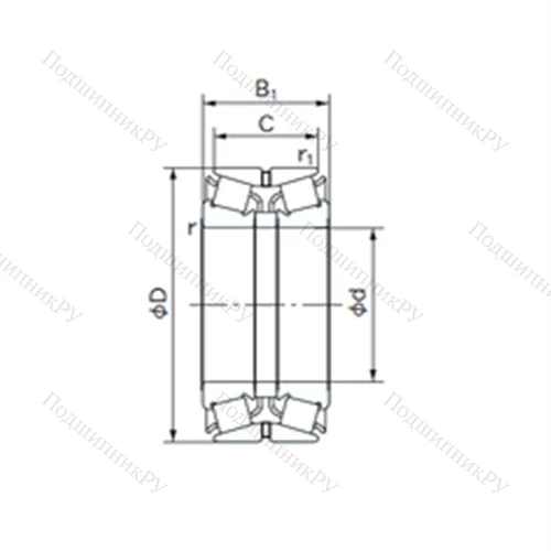 Подшипник роликовый радиально-упорный 260KBE 130 от производителя  NACHI