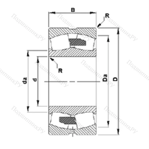 Подшипник роликовый радиальный самоцентрирующийся 22240YMB