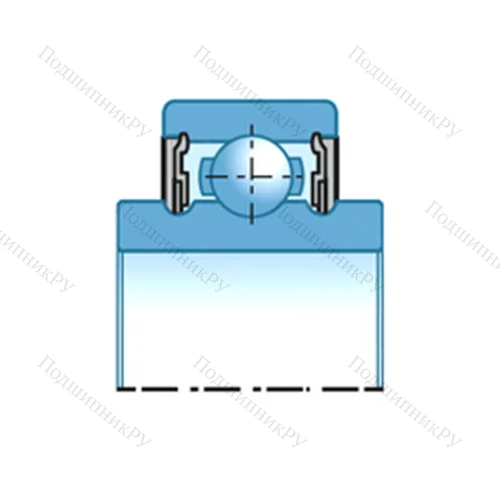 Подшипник шариковый радиальный 30BCDS 3