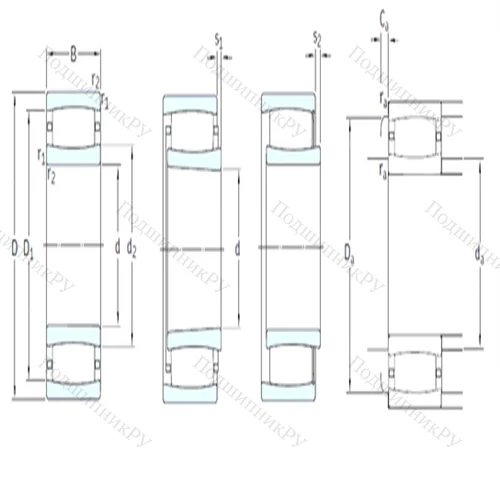 Подшипник роликовый тороидальный C 30/750MB от производителя  SKF
