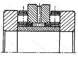 Подшипник  504908 (РИК4090) размер 40x90x75 от производителя  ГПЗ-25