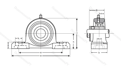 Подшипниковый узел UKP 210 в Екатеринбурге