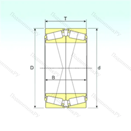 Подшипник роликовый радиально-упорный 30210J/DF