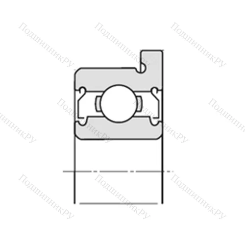 Подшипник шариковый радиальный F-FLW 684ASSA