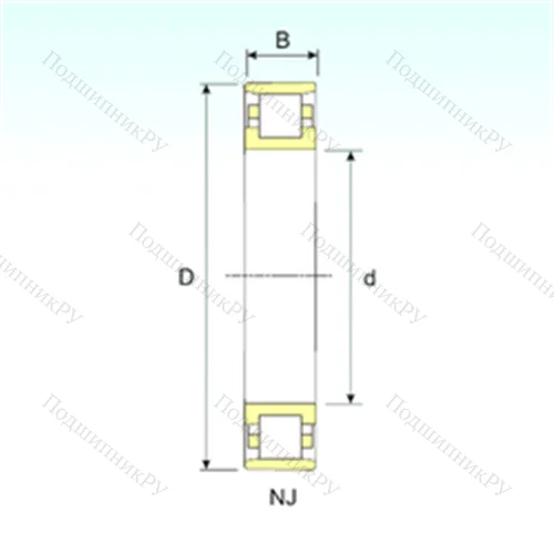 Подшипник роликовый радиальный N 39/1320 от производителя  ISB