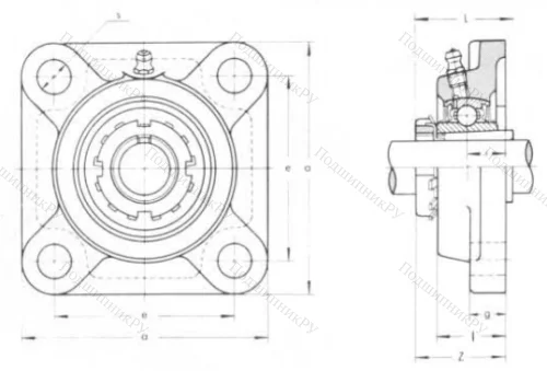 Подшипниковый узел UKF 213 в Екатеринбурге