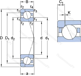 Подшипник 71932 ACD/HCP 4AH 1 в Екатеринбурге
