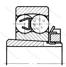 Модификация подшипника 2В0-11313 размер 65x160x37/55 от производителя  ГПЗ-8