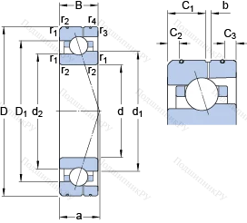Подшипник 7012 CE/HCP 4AL в Екатеринбурге