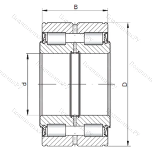 Подшипник роликовый радиальный SL 045009