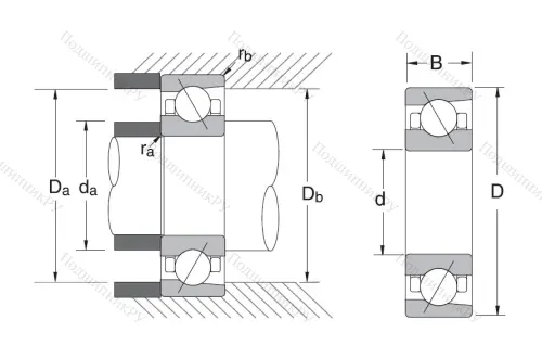 Сверхточный подшипник 7013 CTRSULP 3 от производителя  NSK