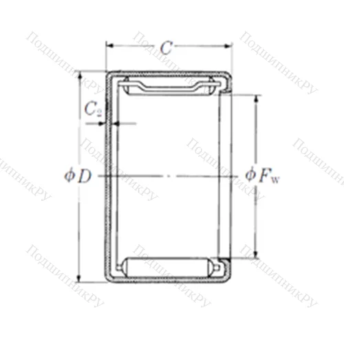 Подшипник игольчатый радиальный MFJL-4015L от производителя  NSK Подшипник игольчатый радиальный MFJL-4015L от производителя  NSK