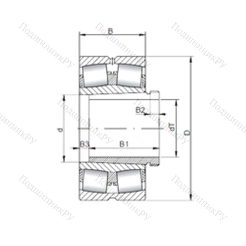 Подшипник роликовый радиальный самоцентрирующийся 23230 KCW 33+AH 3230 от производителя  CX Подшипник роликовый радиальный самоцентрирующийся 23230 KCW 33+AH 3230 от производителя  CX